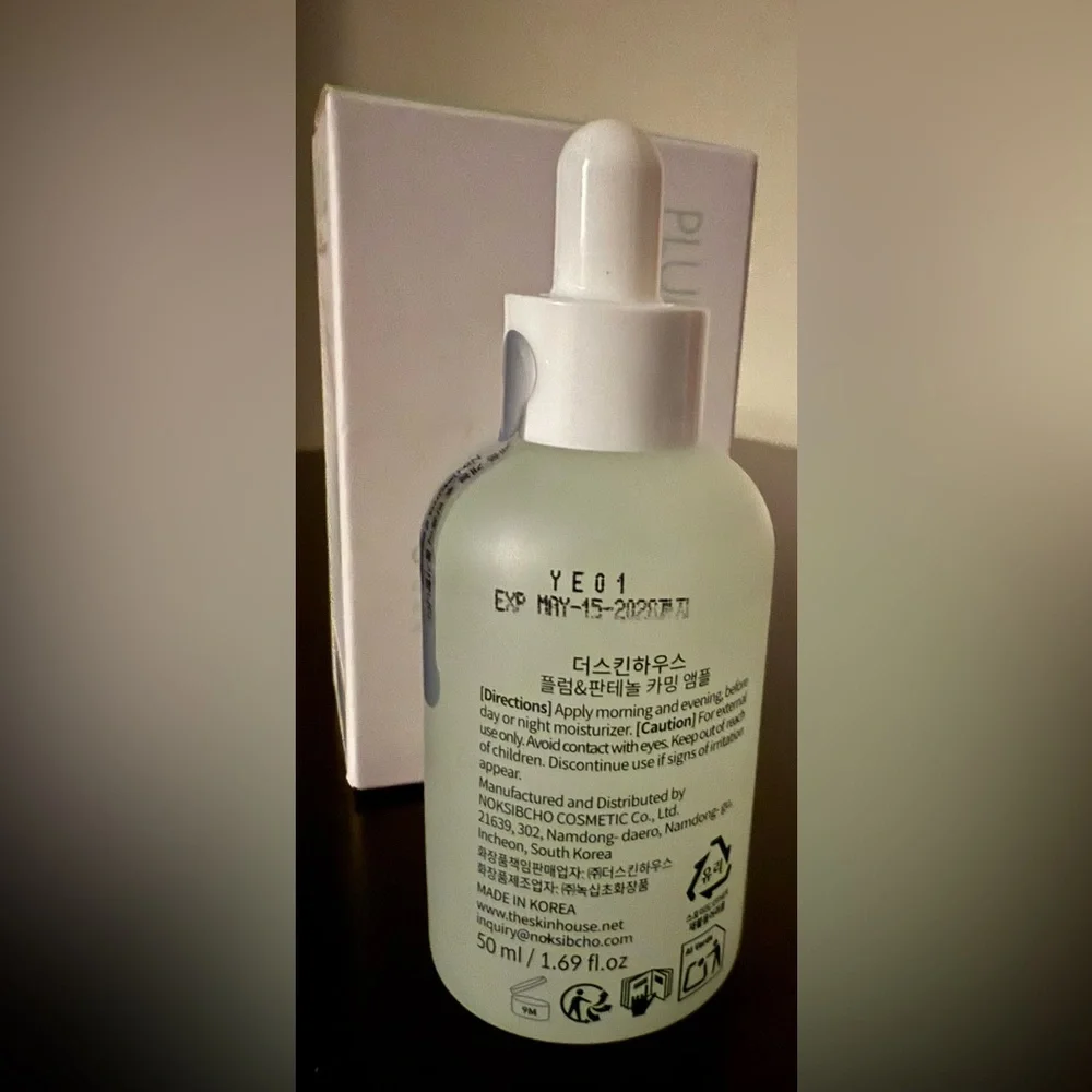 The Skin House Plum & Panthenol Calming Ampoule 50ml Centella Serum